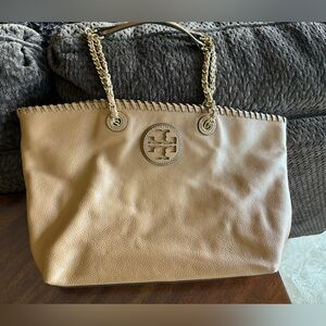 Tory Burch Tan Leather Tote. Excellent condition. Gently used.